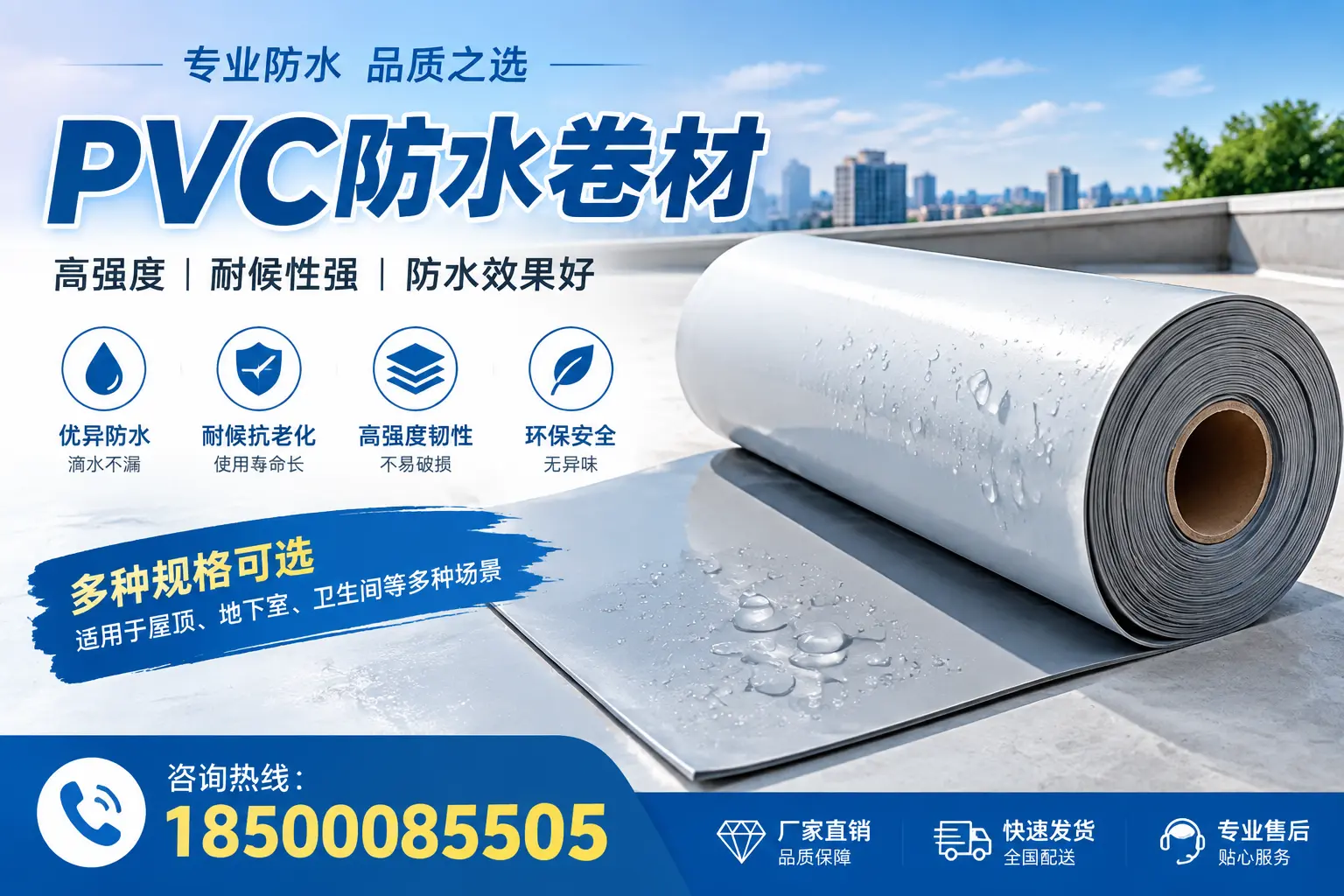 选用PVC防水卷材时需要避开的常见误区，特别是在鞍山
