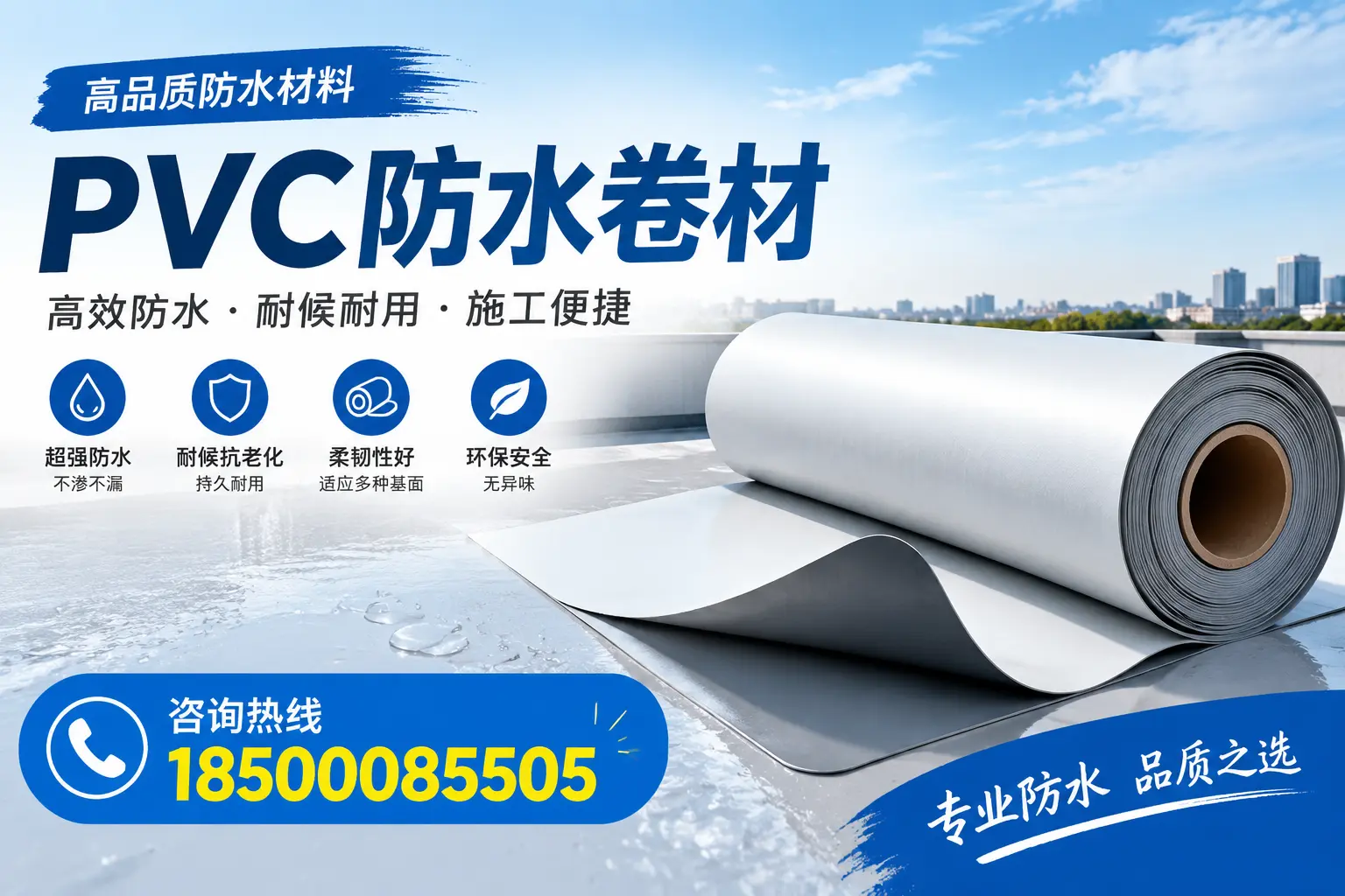 如何在鞍山选择合适的pvc防水卷材