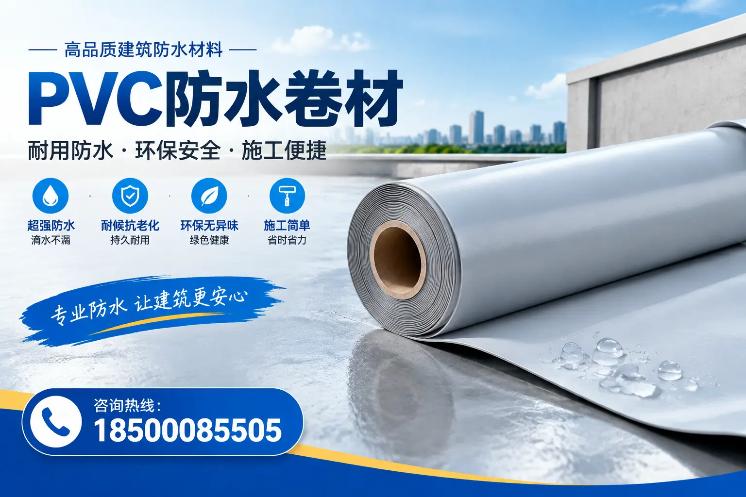PVC防水卷材选型对比：如何做出明智选择？鞍山指南
