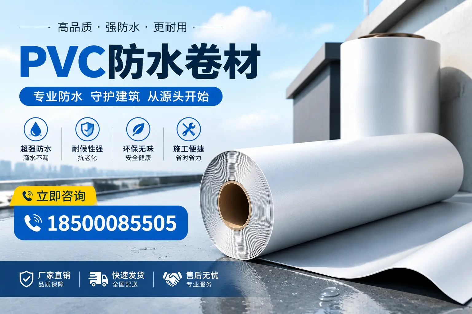 如何评估PVC防水卷材的性价比？鞍山消费者必看